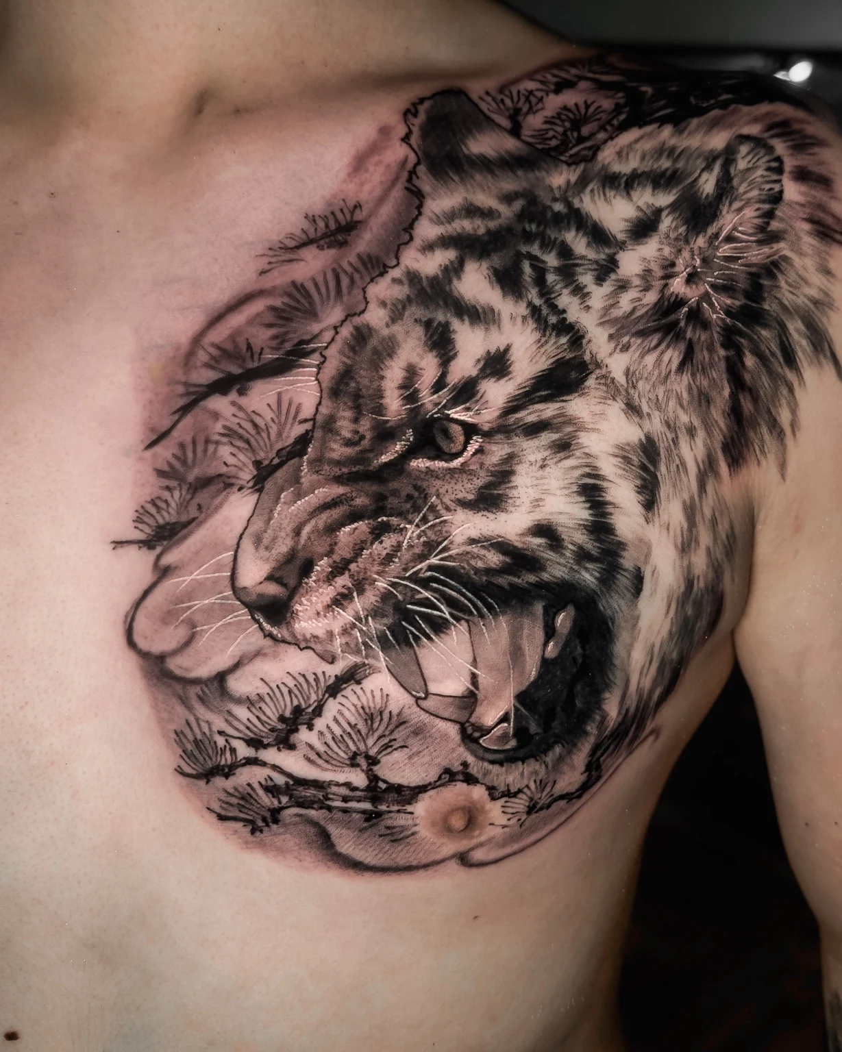 Custom Japanese Irezumi tattoo by SSAB in Seoul