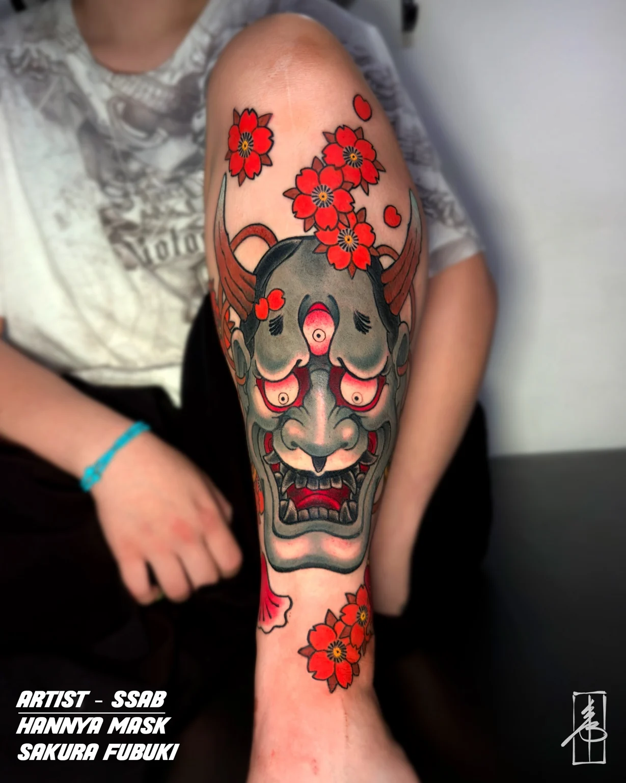 Japanese Hannya Irezumi tattoo by SSAB in Seoul