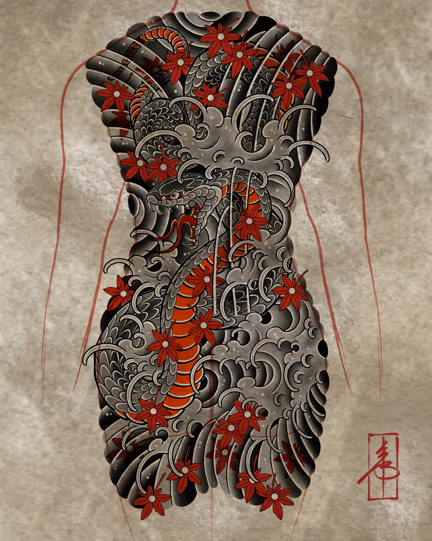 Dragon full-back composition — design study by SSAB
